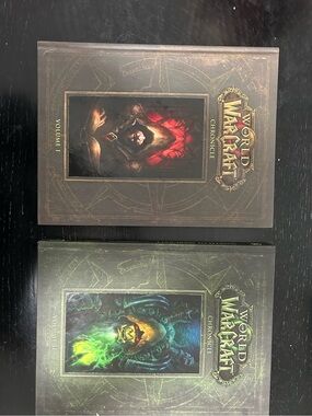 World of Warcraft books Chronicle Vol I & II Hardcover Set